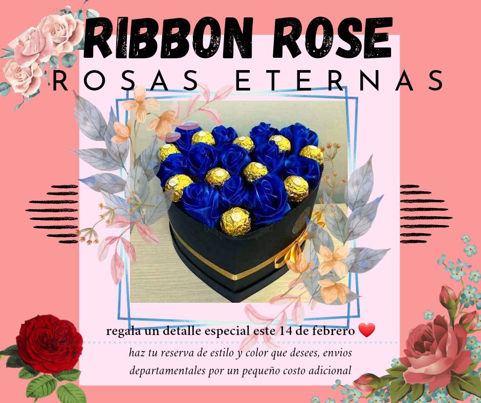 Rosas de Listón (rosas eternas) en Zumpango del Rio
